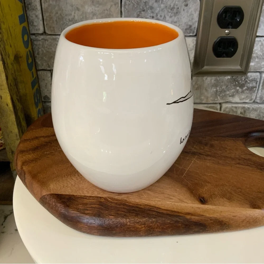 Rae Dunn Home Is Where You Hang Your Hat Thanksgiving Fall Coffee Mug